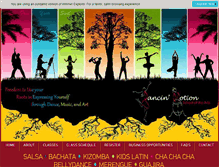 Tablet Screenshot of dancinmotionsa.com